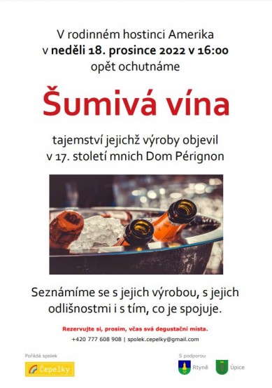 Degustace šumivÿch vín 18.12!